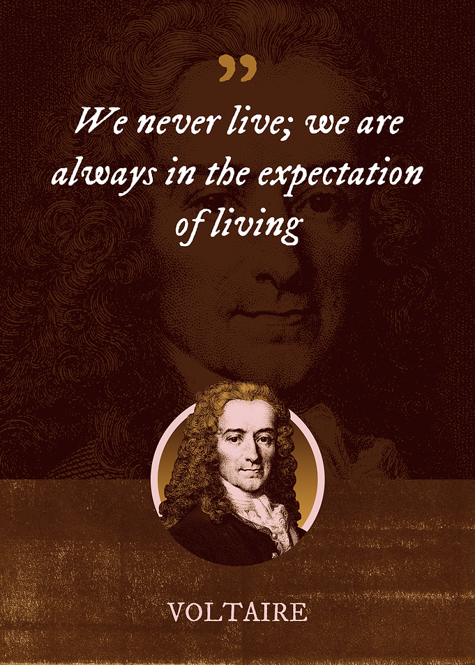 We never live we are
