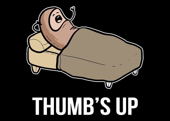 Thumbs Up Pun Lover Gift