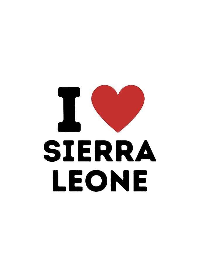 I Love Sierra Leone Simple