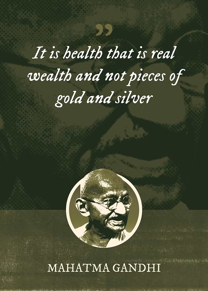 It is health that is real