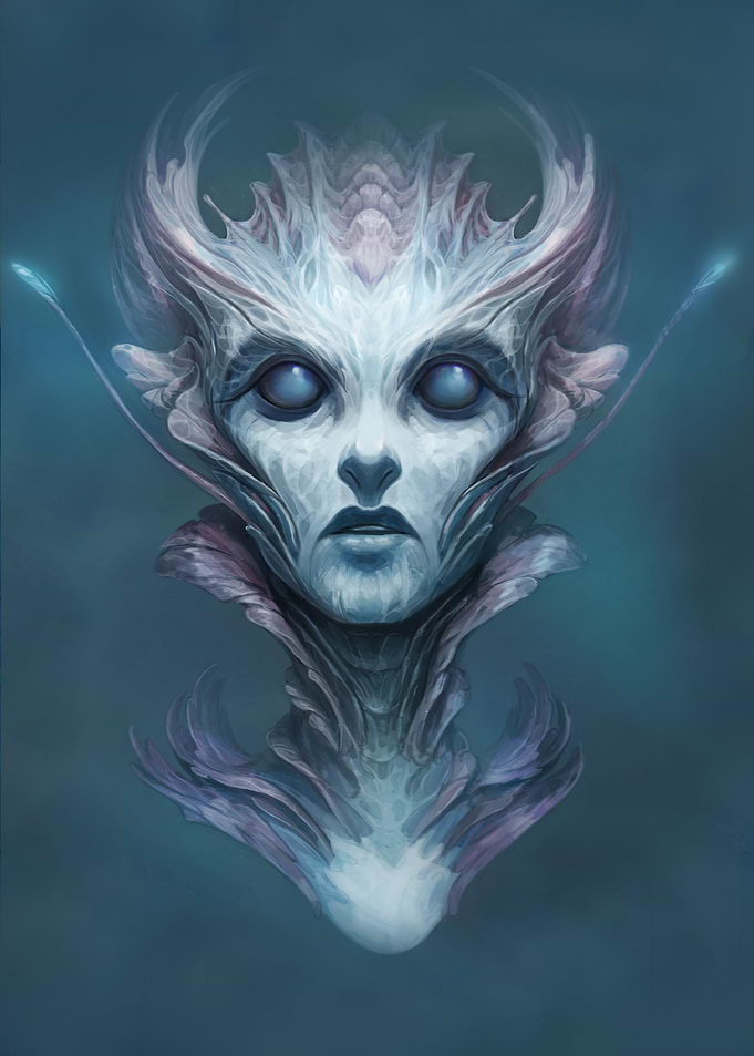 Mermaid portrait