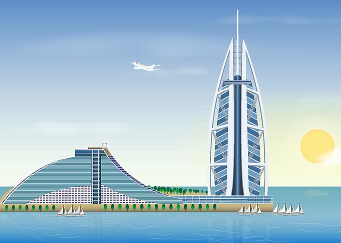 Dubai City Skyline
