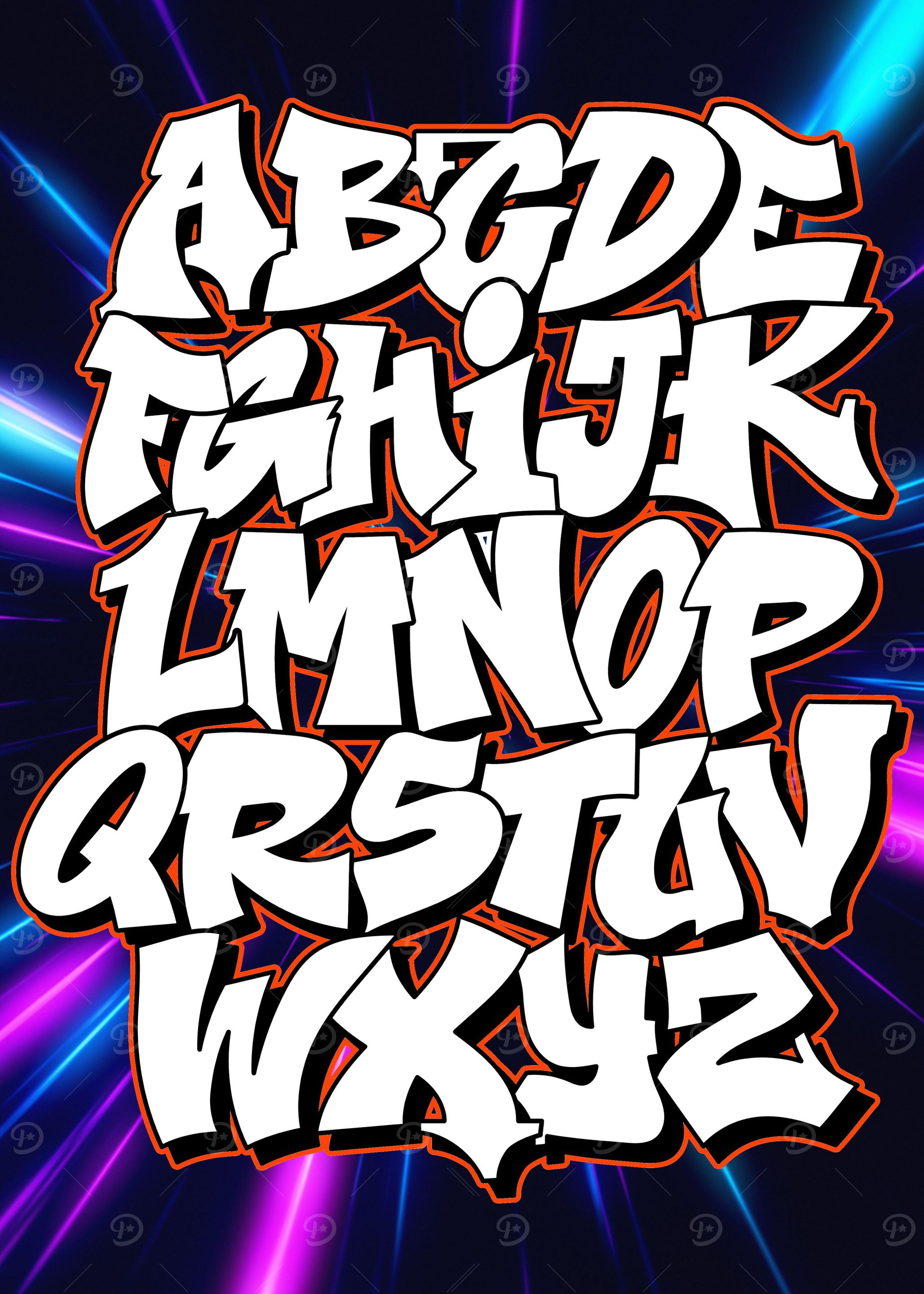 Graffiti Alphabet Letter