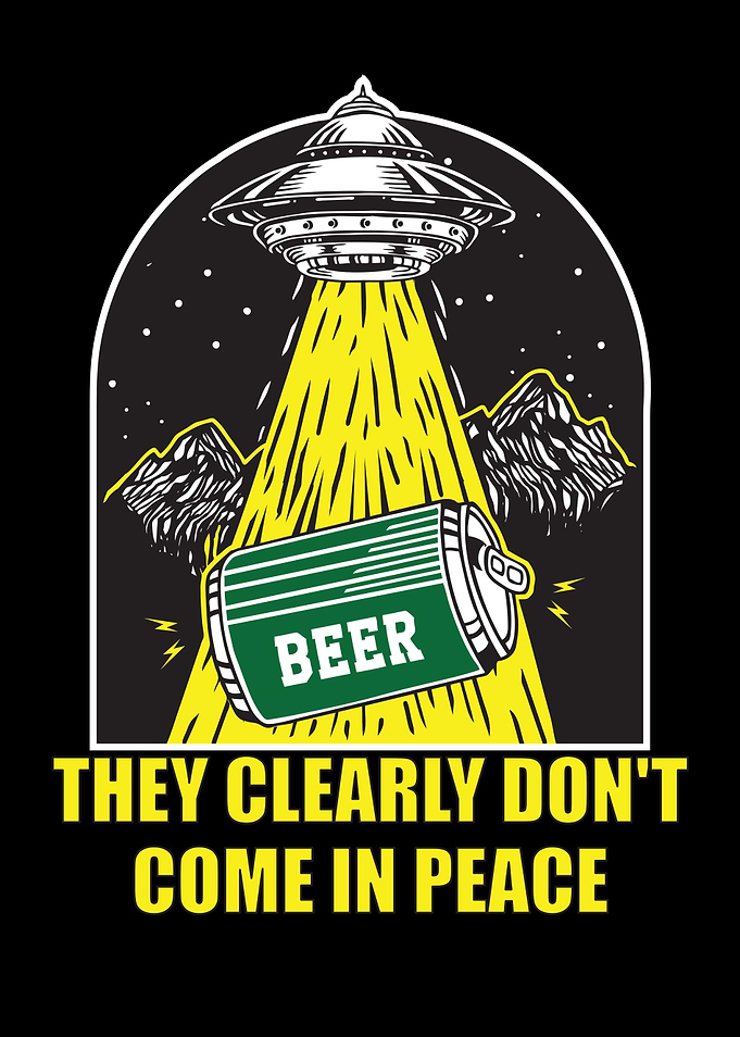Beer Ufo Abduction