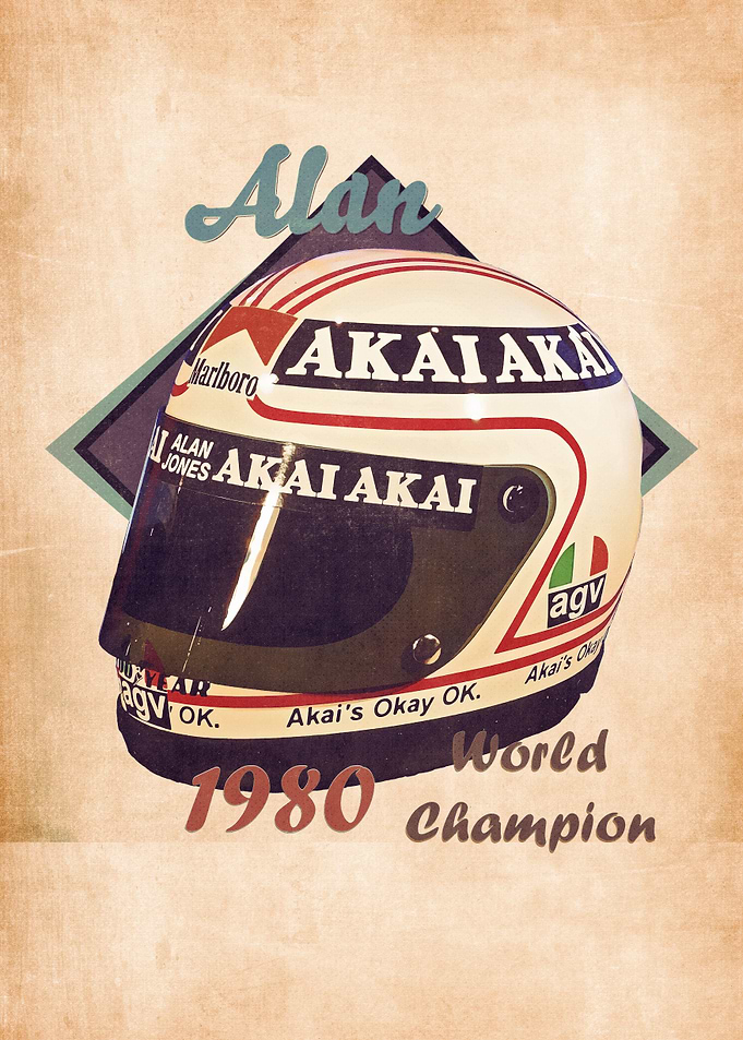 Alan Jones helmet