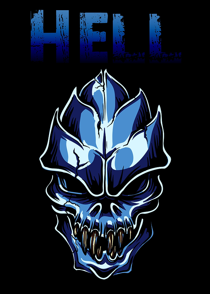 Demon Skull Gothic Devil