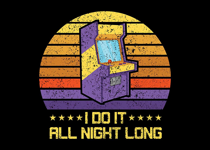 80s Arcade Machine Gamer