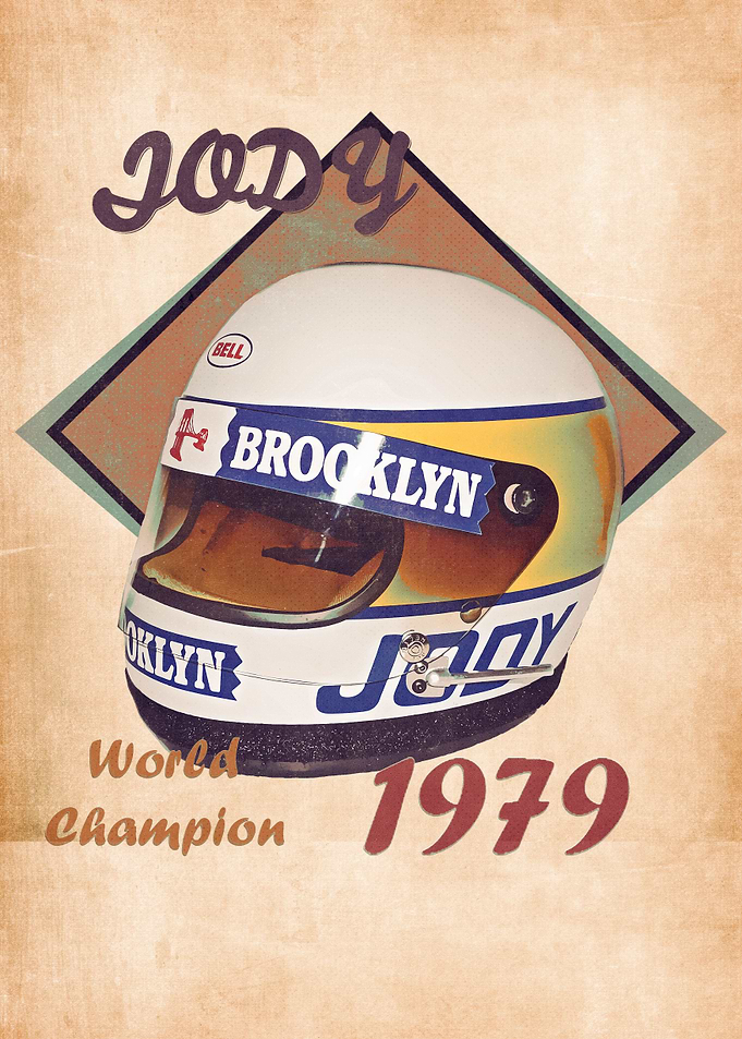 Jody Scheckter helmet