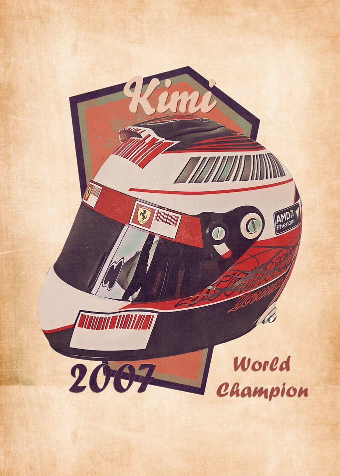 Kimi Raikkonen helmet