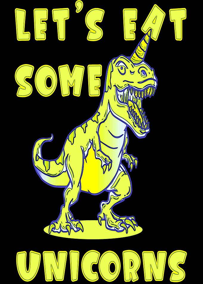 Dinosaur Halloween Unicorn