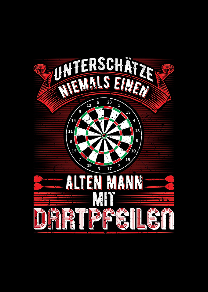 Alten Mann Dart Dartpfeile