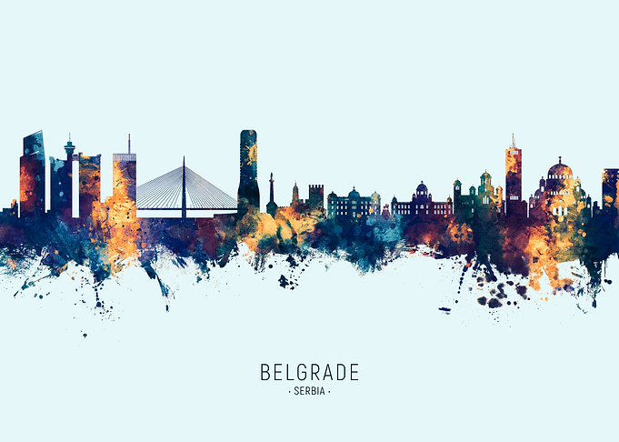 Belgrade Skyline Serbia