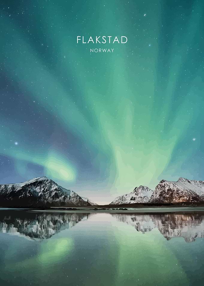 Northern Lights Norway Art