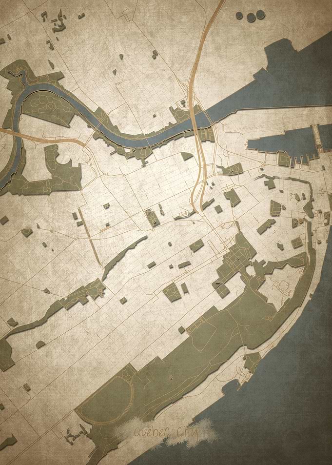 Quebec City Downtown Map