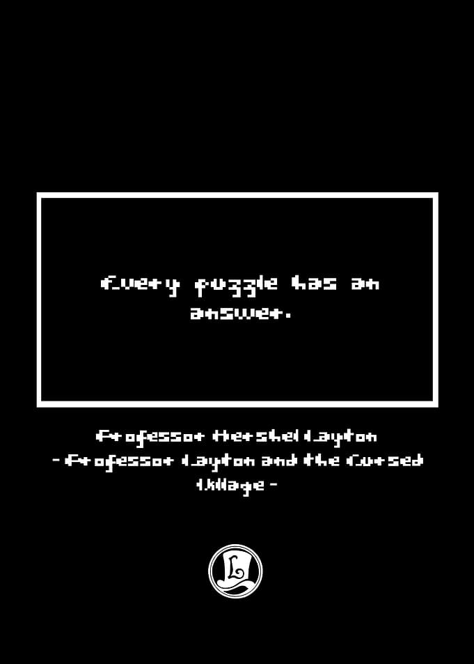 Professor Layton Quote