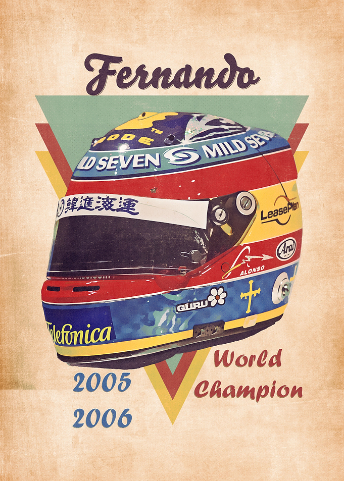 Fernando Alonso helmet