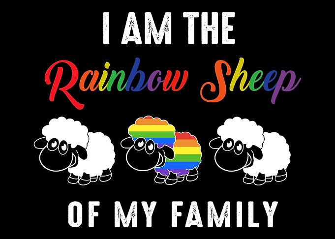 I Am The Rainbow Sheep Of