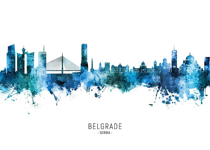 Belgrade Skyline Serbia
