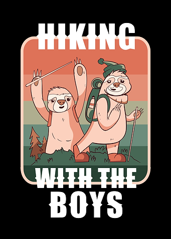 hiking with the boys