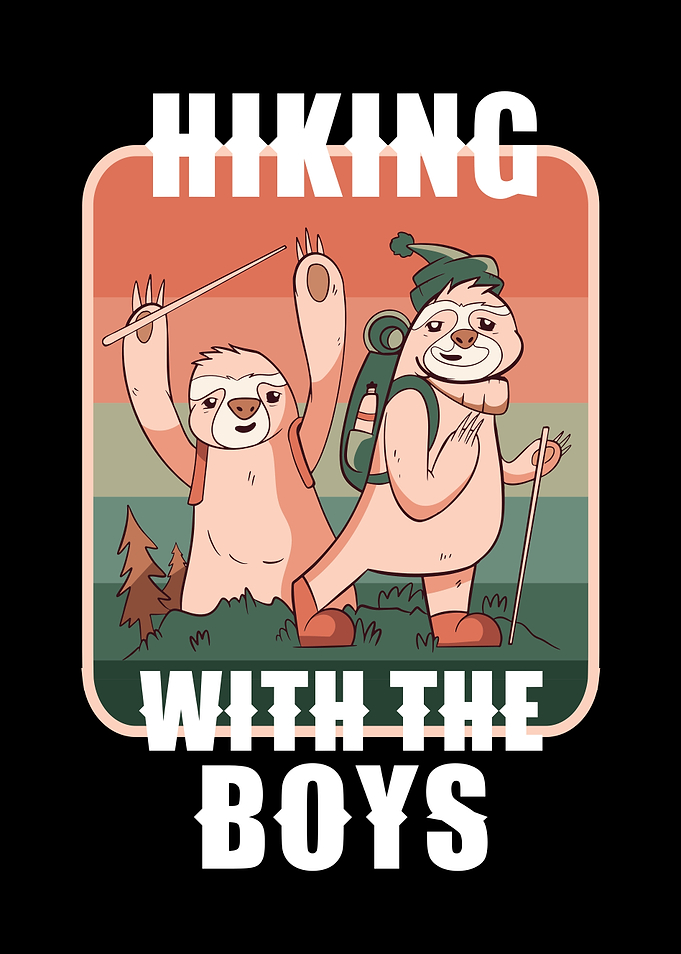 hiking with the boys