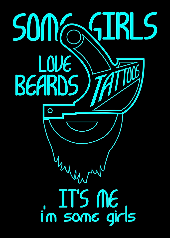 Tattoo Beard Hippy Hipster