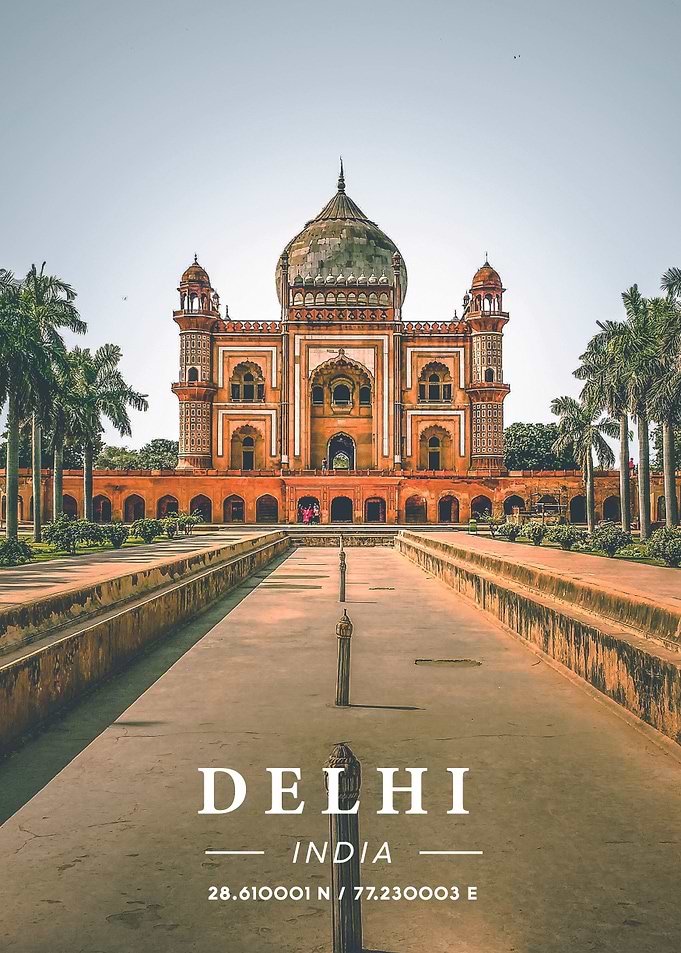 Delhi Coordinate Art