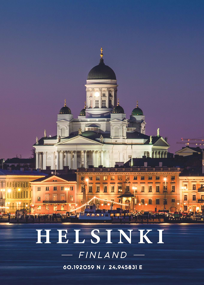 Helsinki Coordinate Art