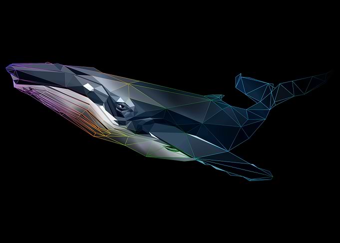 whale on modern art