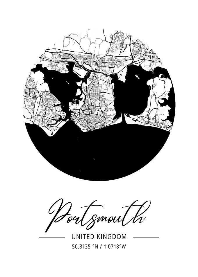 Portsmouth Area City Map