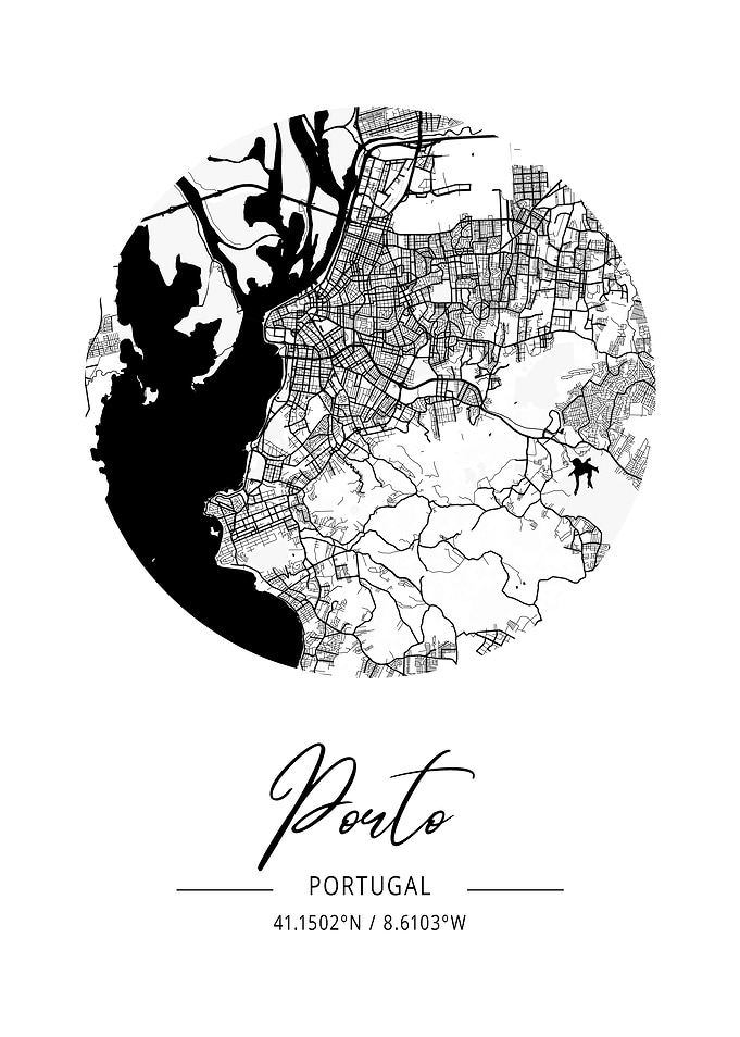 Porto Area City Map