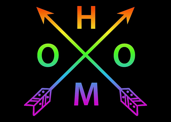 Homo Rainbow LGBT Heart