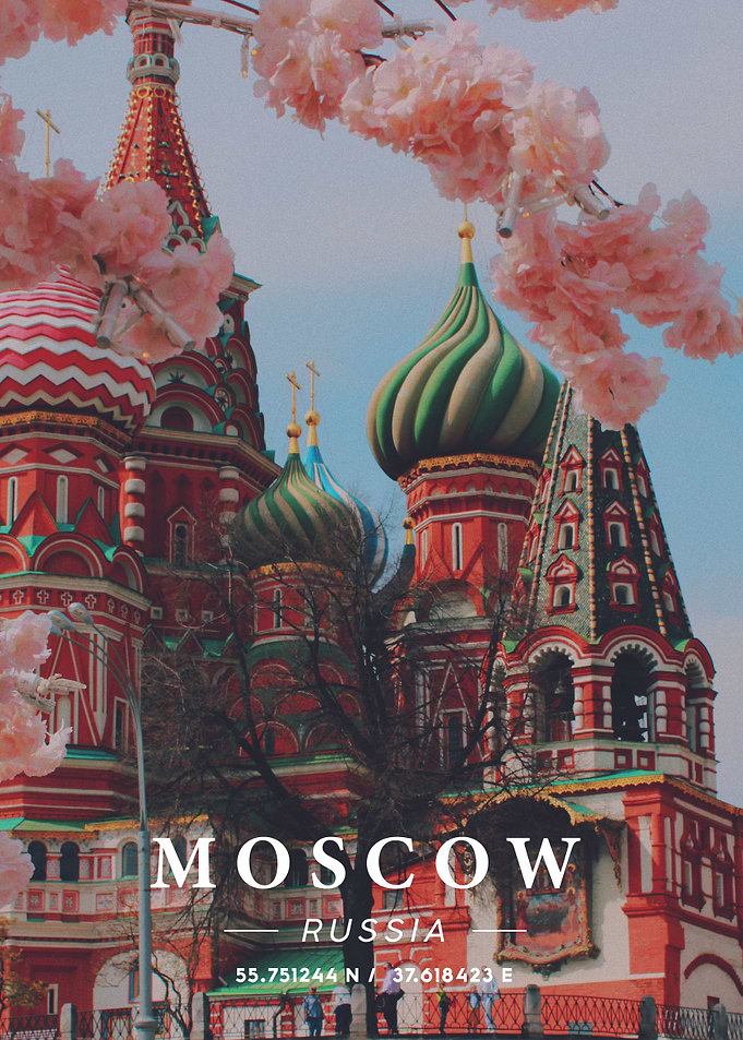 Moscow Coordinate Art