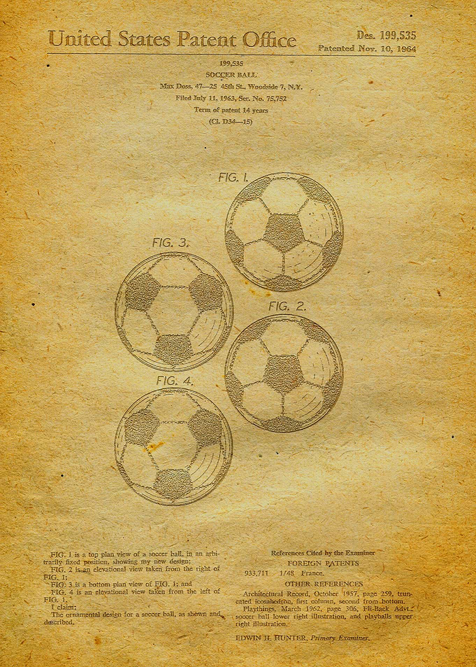 19 Soccer Ball Patent