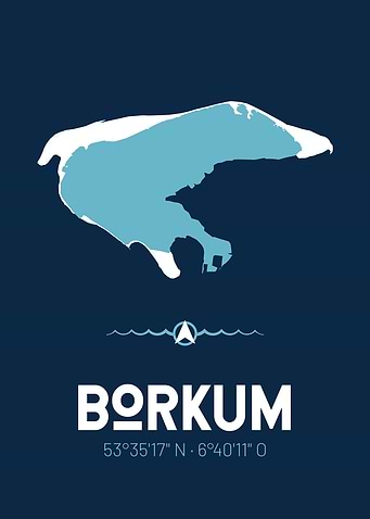 Borkum Map Design