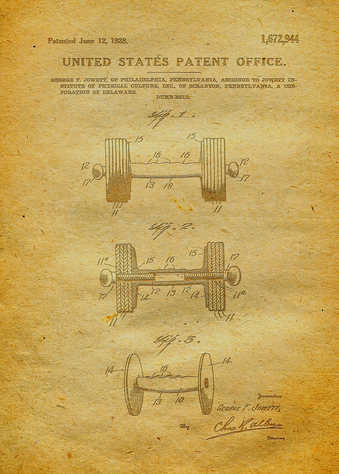 20 Dumb Bell Patent