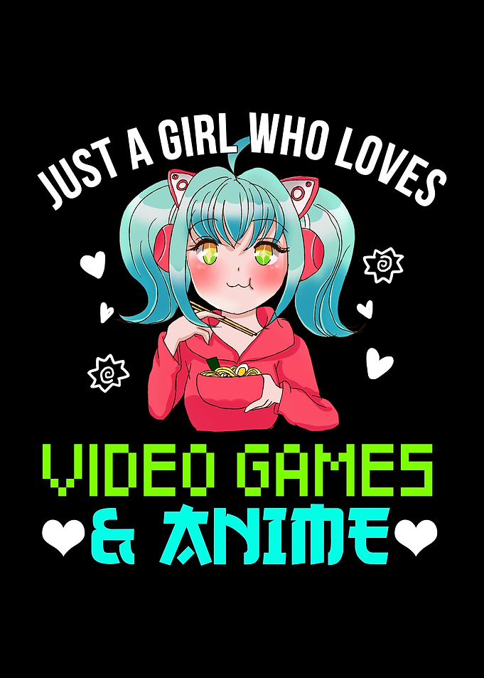 Gamer Girl Loves Anime