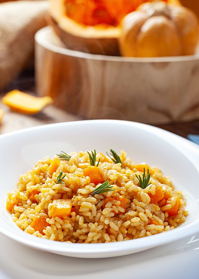 Pumpkin risotto
