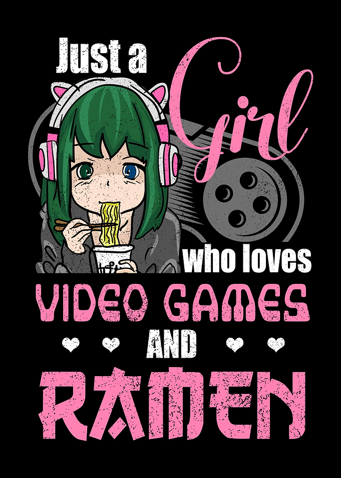 Gamer Girl Anime Ramen