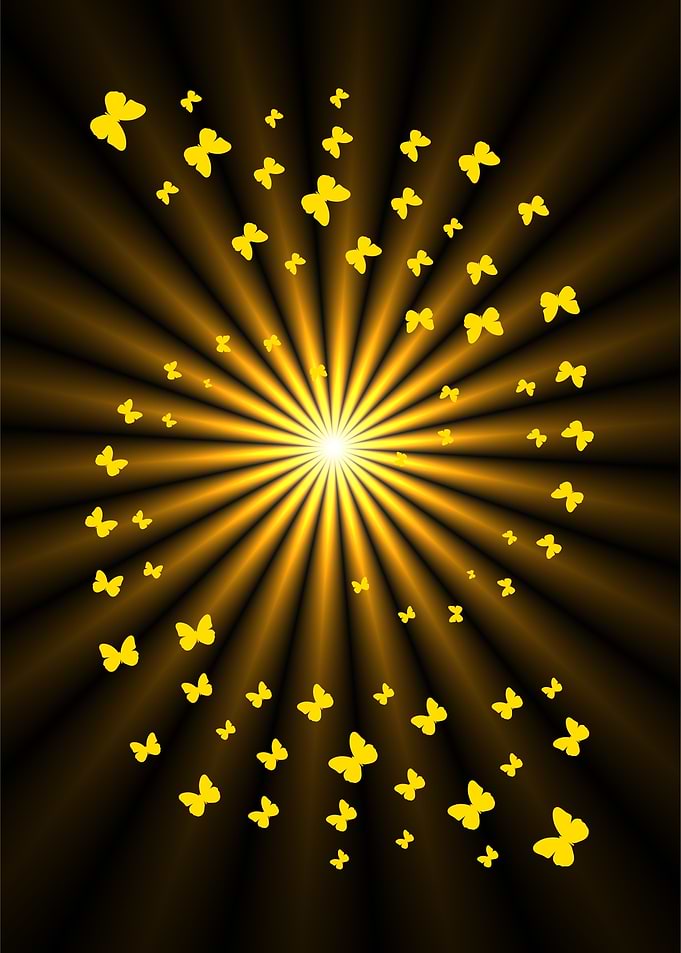 Yellow Butterfly Galaxy