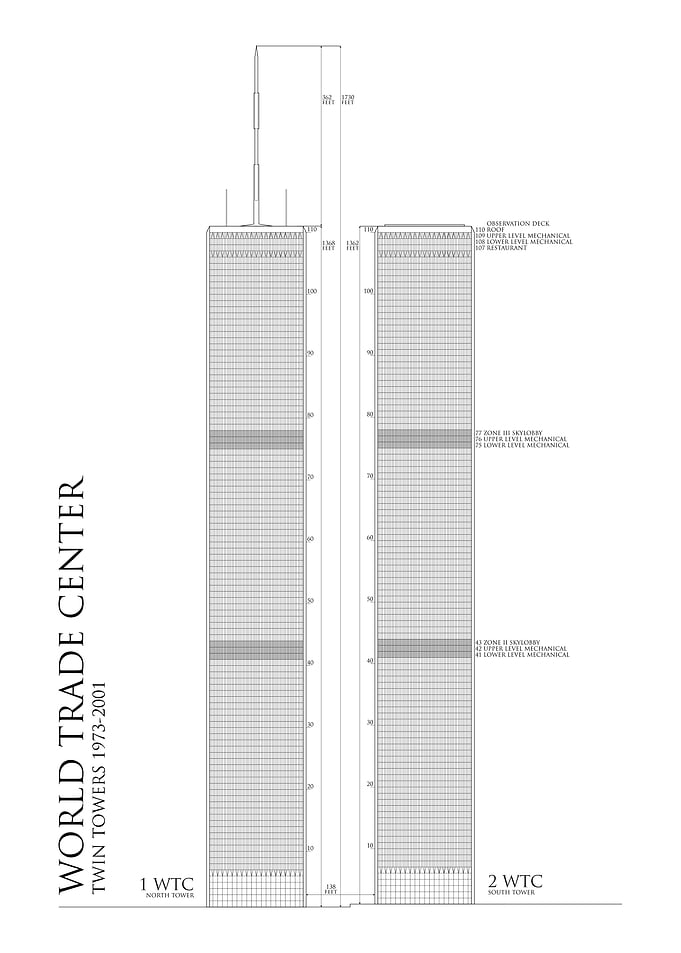Twin Towers WTC blueprints
