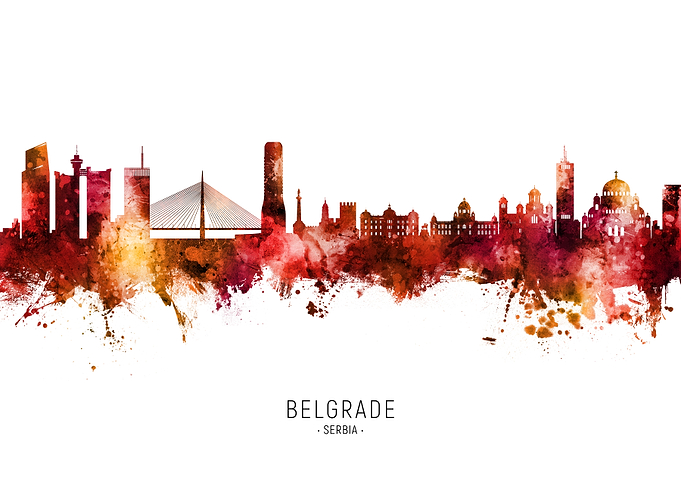 Belgrade Skyline Serbia