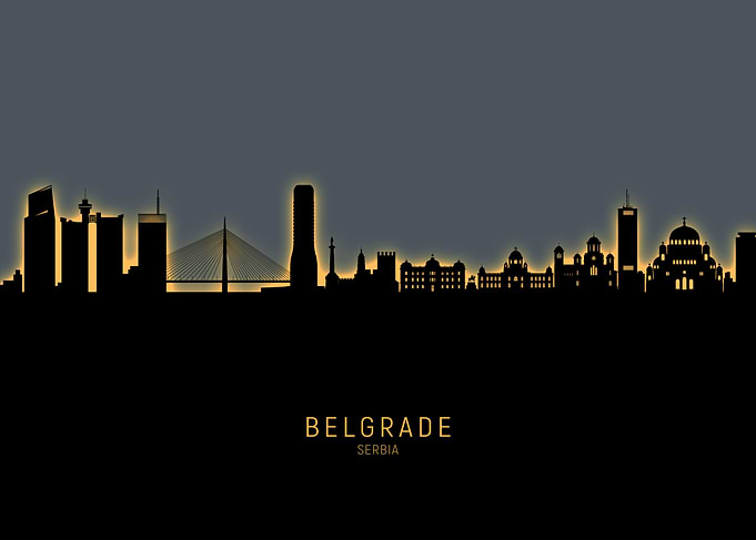 Belgrade Skyline Serbia