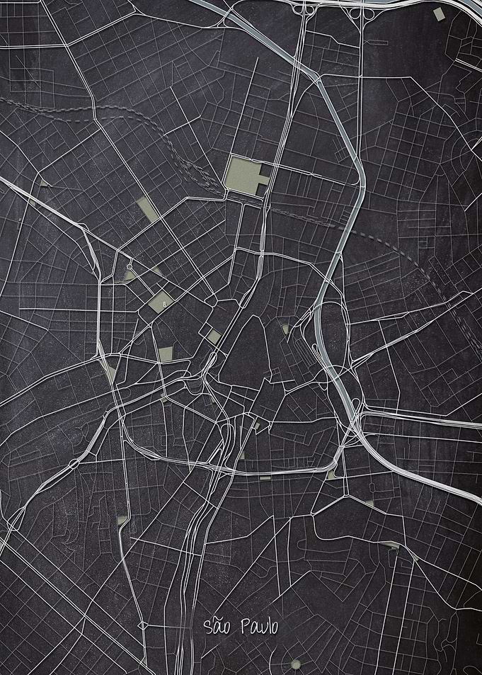 Sao Paulo Downtown Map
