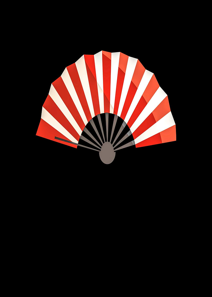Japanese fan gift Flamenco