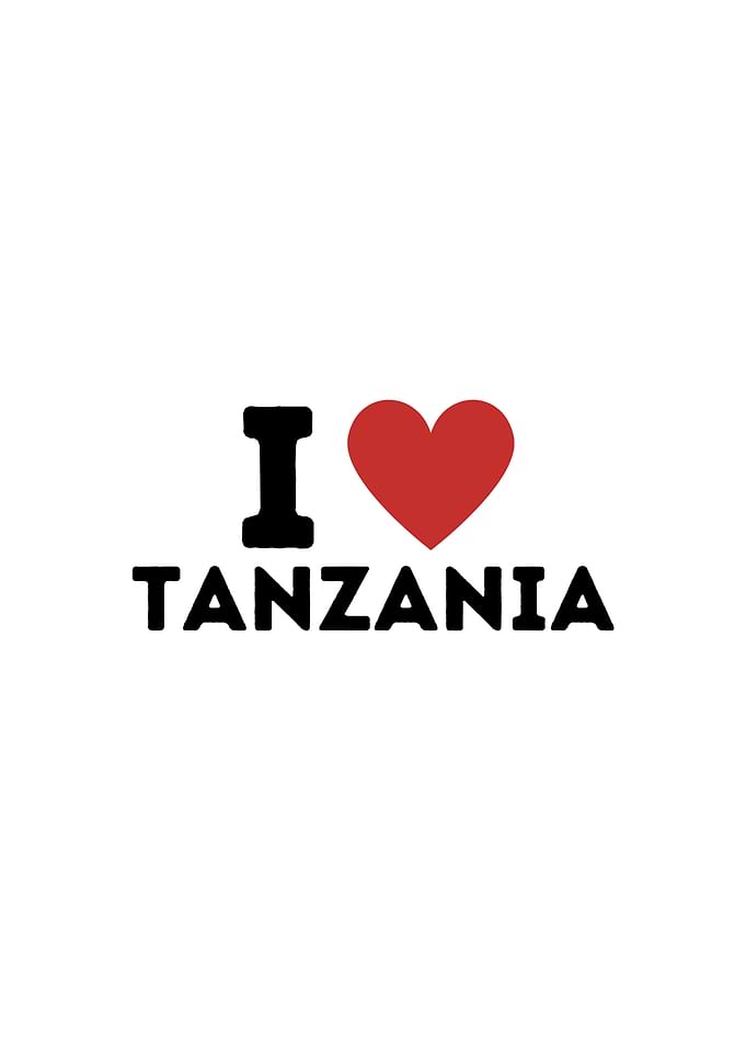 I Love Tanzania Simple