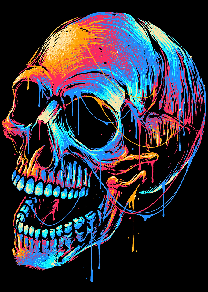 Colorful Skull