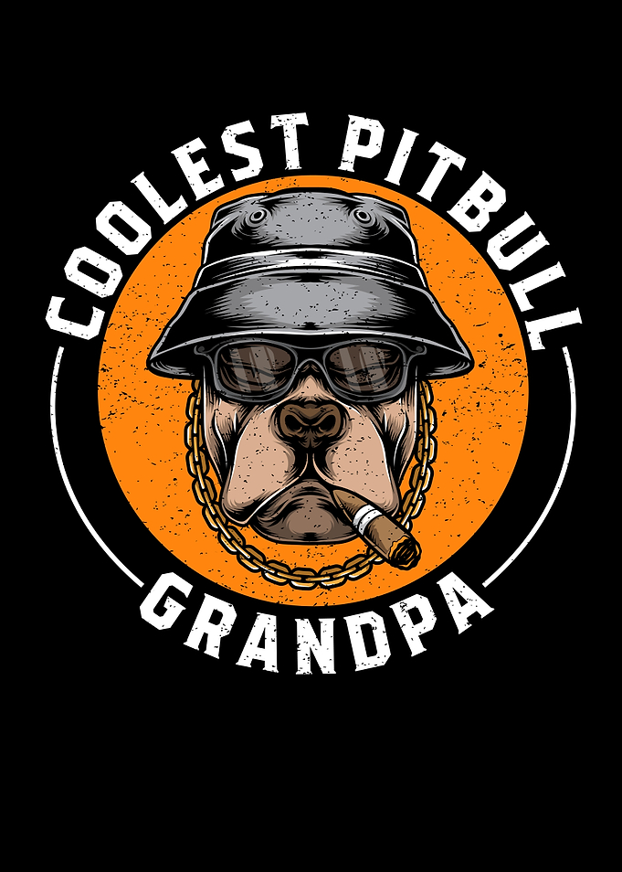 Cool PitBull Grandpa