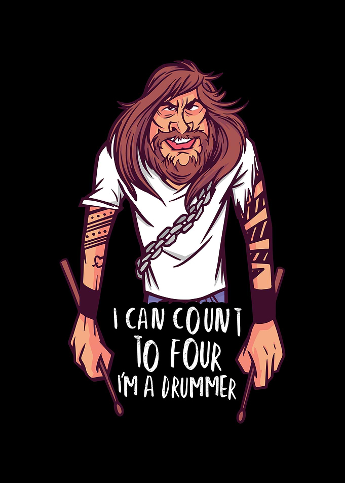 Drummer Can Count To Four