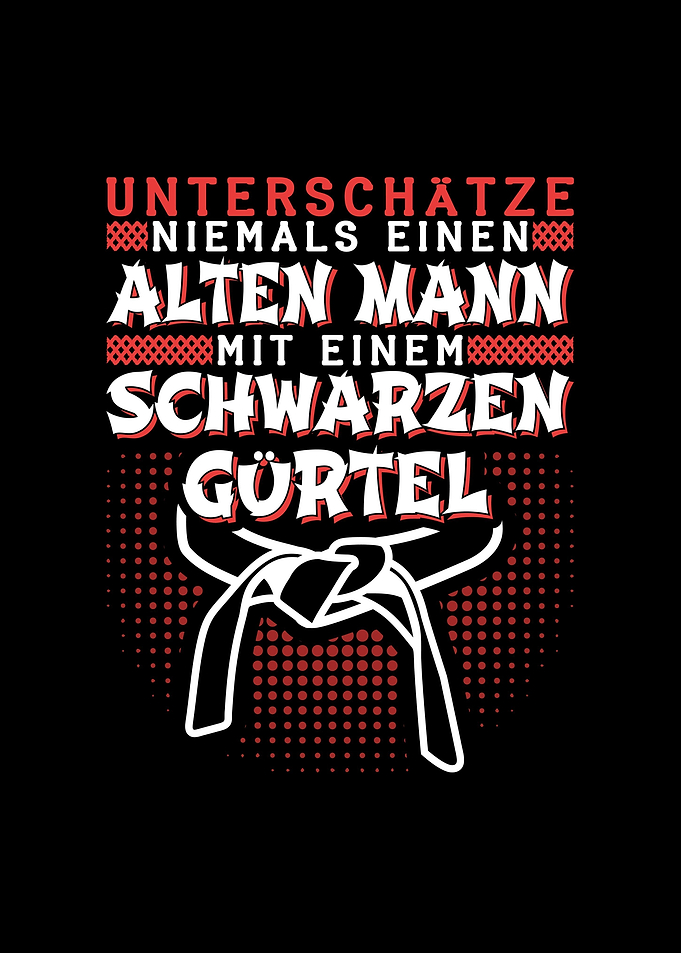 Karate Schwarzen Grtel