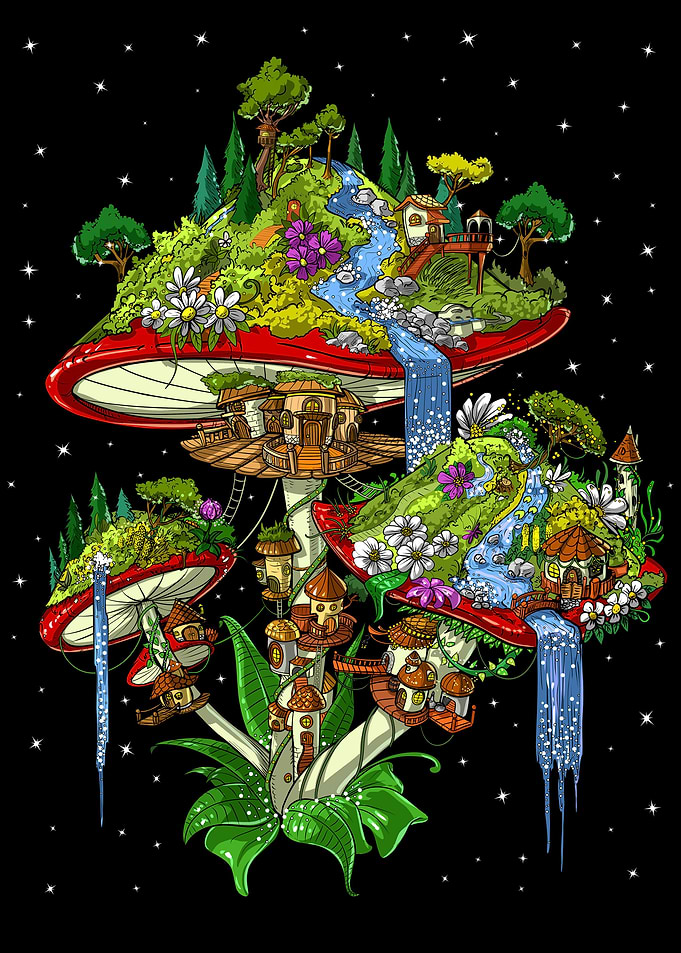 Magic Mushrooms Island